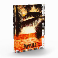 Tropisch Jamaica Sunset Caribisch eiland