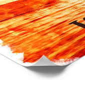 Tropisch Jamaica Sunset Caribisch eiland Poster (Hoek)