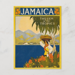Tropisch Jamaica Vintage Ansichtkaart Briefkaart