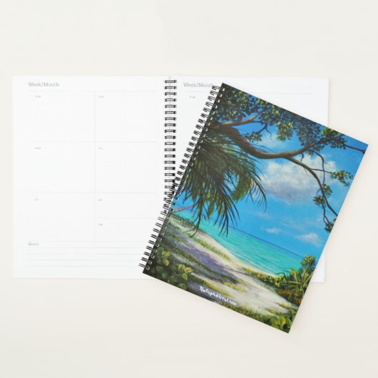Tropisch Jamaicaanse strand Theme Planner (Display)