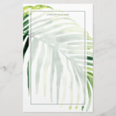 Tropisch Jewel Leaf Briefpapier (Voorkant)