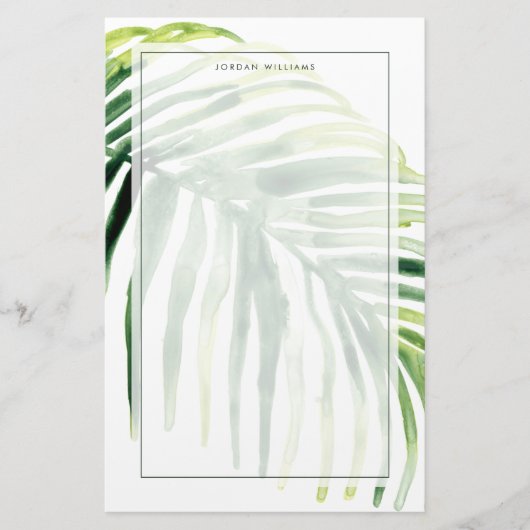 Tropisch Jewel Leaf Briefpapier (Voorkant)