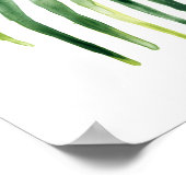 Tropisch Jewel Leaf Poster (Hoek)