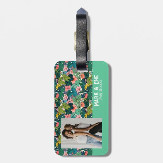 Tropisch, jij bent mijn bagagelabel (Achterkant verticaal)