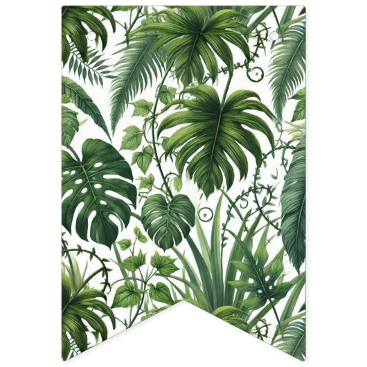 Tropisch jungle bunting banner (Tweede vlag)