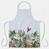 Tropisch Jungle Keuken Schort (Voorkant)