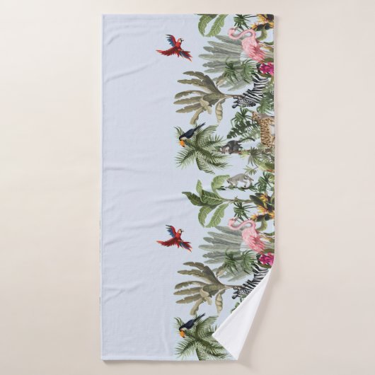 Tropisch Jungle Wildlife Strand & Badhanddoek (Badhanddoek)
