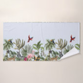 Tropisch Jungle Wildlife Strand & Badhanddoek (Badhanddoek)