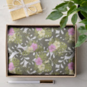 Tropisch jungleblad en hibiscuspatroon tissuepapier (Geschenk)