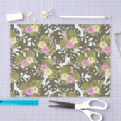 Tropisch jungleblad en hibiscuspatroon tissuepapier (Craft)