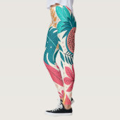 Tropisch Junglebladpatroon Leggings (Links)