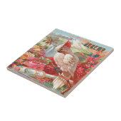 tropisch kaketoe Poster Tegeltje (Zijkant)