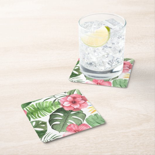  tropisch kartonnen onderzetters (Insitu)