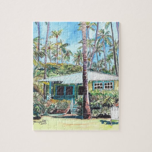 Tropisch katoen van Kauai Puzzles Legpuzzel (Verticaal)