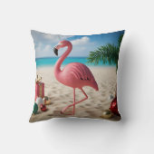 Tropisch kerstboomkussen: Kerstmis in juli Dubbel Kussen (Achterkant)