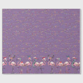 Tropisch kerstcadeaupapier voor feestdagen cadeaupapier (Vlak)