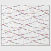 Tropisch kerstcadeaupapier voor feestdagen cadeaupapier (Vlak)