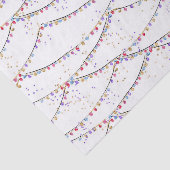 Tropisch kerstcadeaupapier voor feestdagen tissuepapier (Detail)