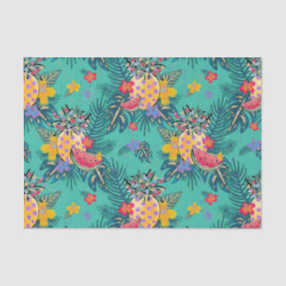 Tropisch kerstcadeaupapier voor feestdagen tissuepapier