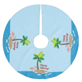 Tropisch kersteiland kerstboom rok