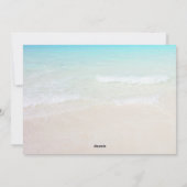 Tropisch kerstfeest feestdagenkaart (Achterkant)