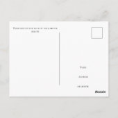 Tropisch kerstfeest Florida groet  Briefkaart (Achterkant)