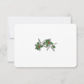 Tropisch kerstfeest met kleine staarvis voor heili kaart (Achterkant)