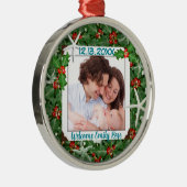 Tropisch kerstfeest Nieuw babyfoto Ornament (Rechts)