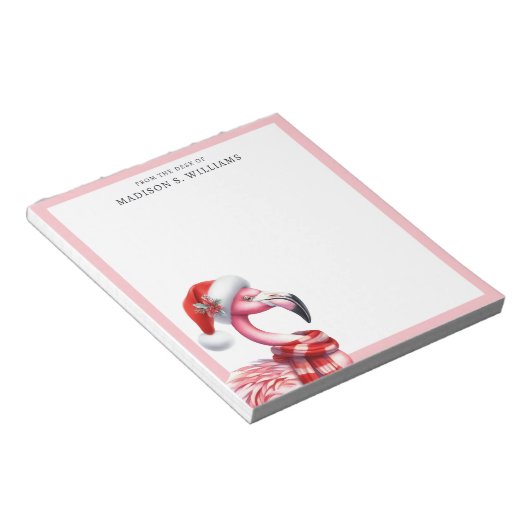 Tropisch kerstfeest notitieblok (Schuin)