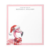 Tropisch kerstfeest notitieblok (Voorkant)