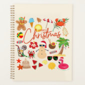 Tropisch Kerstfeest Planner (Voorkant)