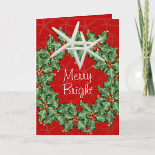 Tropisch kerstgeschut Wenskaart Feestdagen Kaart