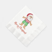 Tropisch kerstkerstpapier Napkins Servet (Hoek)