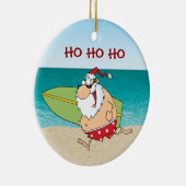 Tropisch kerstkerstversiering keramisch ornament (Rechts)