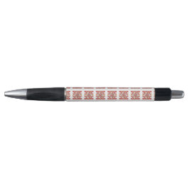 Tropisch Kerstman Flamingo Kerstpatroon Pen
