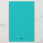 Tropisch Kerstmis Familie Briefpapier (Achterkant)