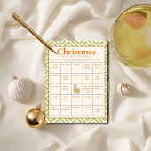 Tropisch Kerstmis Zoek de gast Bingo kaart