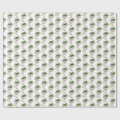 Tropisch Kerststrand Cadeaupapier (Vlak)