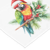 Tropisch kerstthema Dank u retro tekst Korte Tafelloper (Hoek)