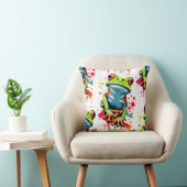 Tropisch kikkerkussen - Kleurrijke kikkerprins Kussen (Stoel)