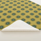 Tropisch Kiwi Patroon Sherpa Deken (3/4)