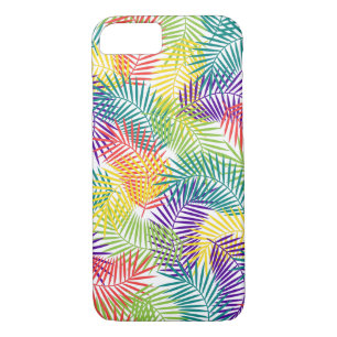 Tropisch kleurrijk gestileerd palmflauwpatroon Case-Mate iPhone case