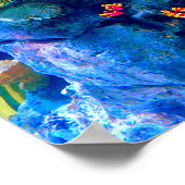 Tropisch kleurrijk koraalrif poster (Hoek)