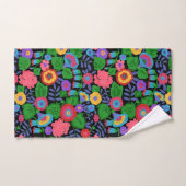 Tropisch kleurrijke bloemen Floral Summer Pattern Bad Handdoek (Handdoek)