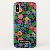 Tropisch kleurrijke bloemen Floral Summer Pattern Case-Mate iPhone Case (Achterkant)