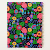 Tropisch kleurrijke bloemen Floral Summer Pattern Planner (Achterkant)