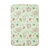 Tropisch kokosgleufpatroon badmat (Voorkant Verticaal)