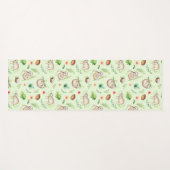 Tropisch kokosgleufpatroon yogamat (Voorkant (horizontaal))