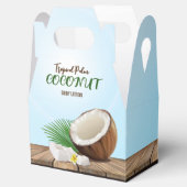Tropisch Kokosproduct Bedankdoosjes (Geopend)