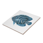 Tropisch koraalrif tegeltje (Zijkant)